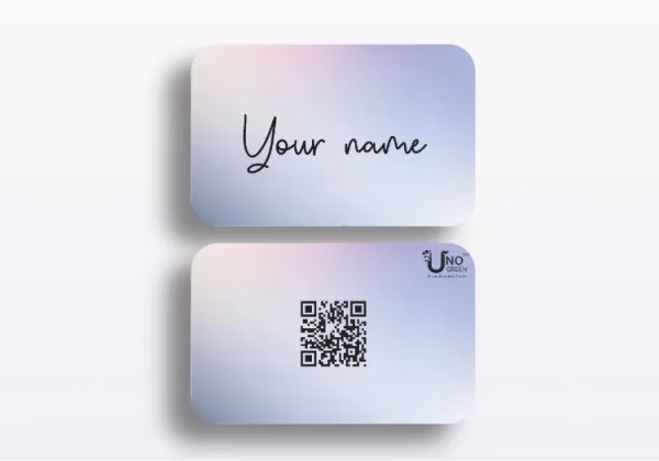 Silver Glare Card - UnoGreen Card (1)