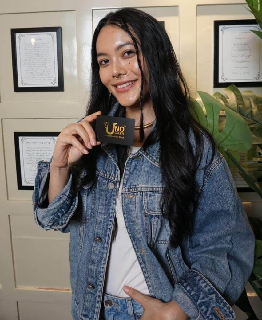 Brand Ambassadors UnoGreen Smart Business Card