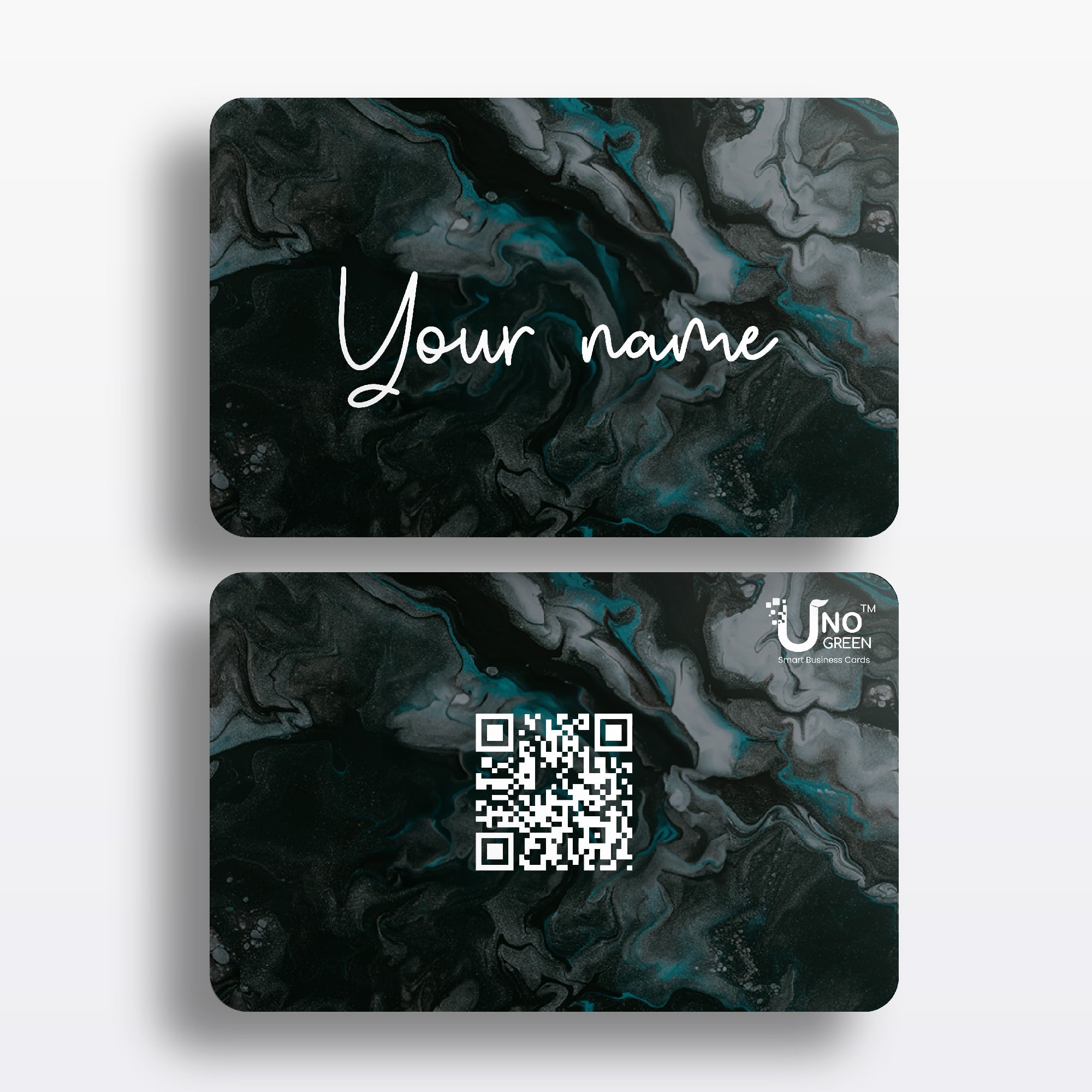 Abstract Card - UnoGreen Smart Business Cards